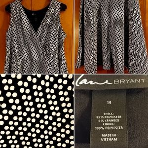 Lane Bryant Polka Dot Dress